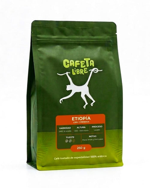 Bolsa de café 250g Marca CafetaLibre